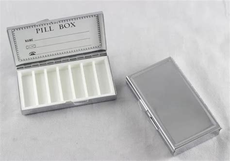 japanese steel pill box|stainless steel pill box.